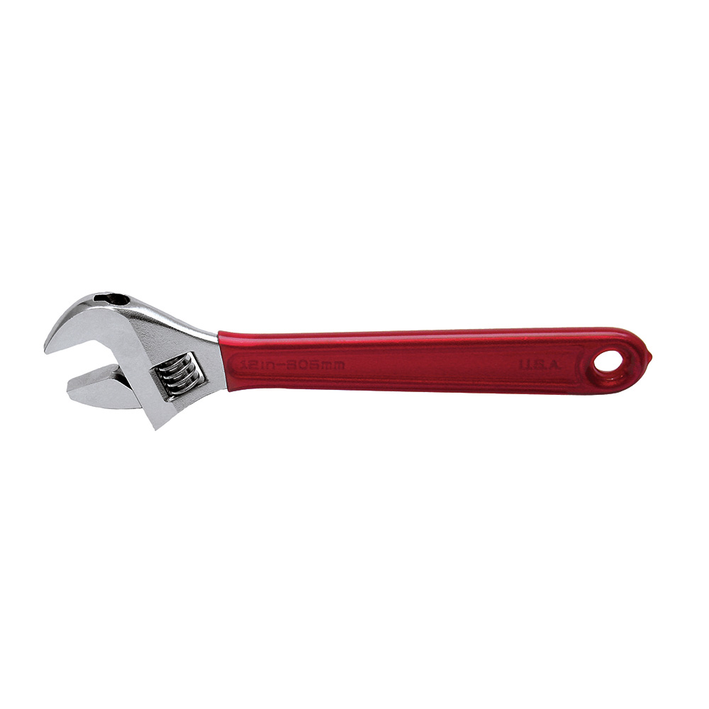 Adjustable Wrench Extra Capacity, 12-Inch, Extra capacity allows use of a smaller size wrench to handle bigger jobs, especially in confined spaces