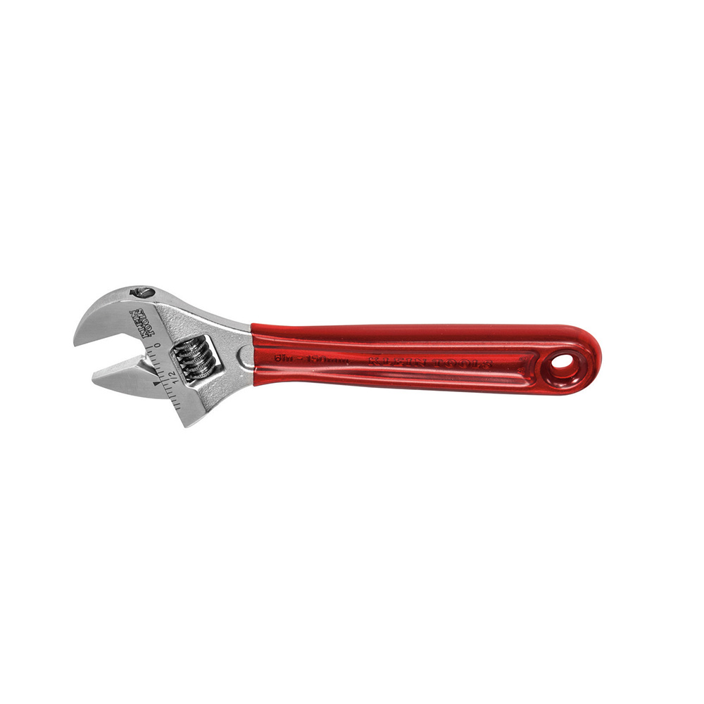 Adjustable Wrench Extra Capacity, 6-1/2-Inch, Extra capacity allows use of a smaller size wrench to handle bigger jobs, especially in confined spaces