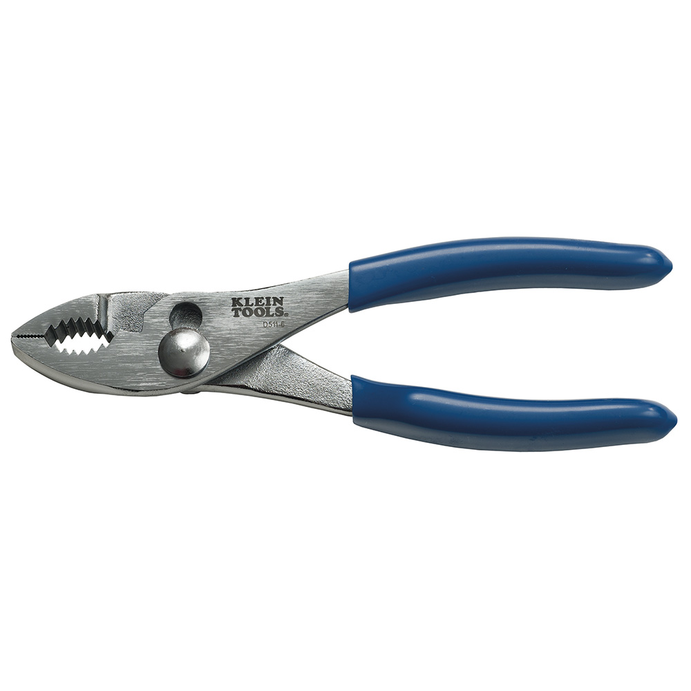 Slip-Joint Pliers, 6-Inch, Shear-type cutter for precision wire cutting