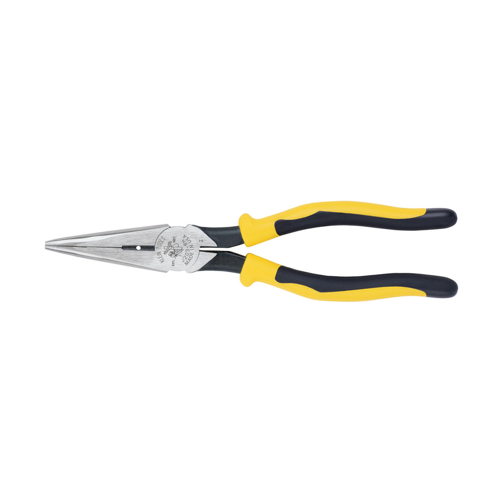 Pliers, Needle Nose Side-Cutters, Stripping, 8-Inch, Pliers with induction-hardened cutting knives for long life
