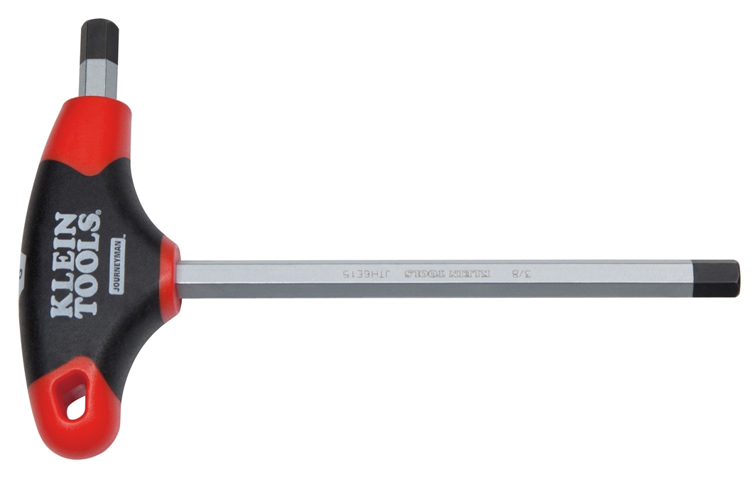 1/8-Inch Hex Key with Journeyman T-Handle, 9-Inch, T-handle design delivers maximum power