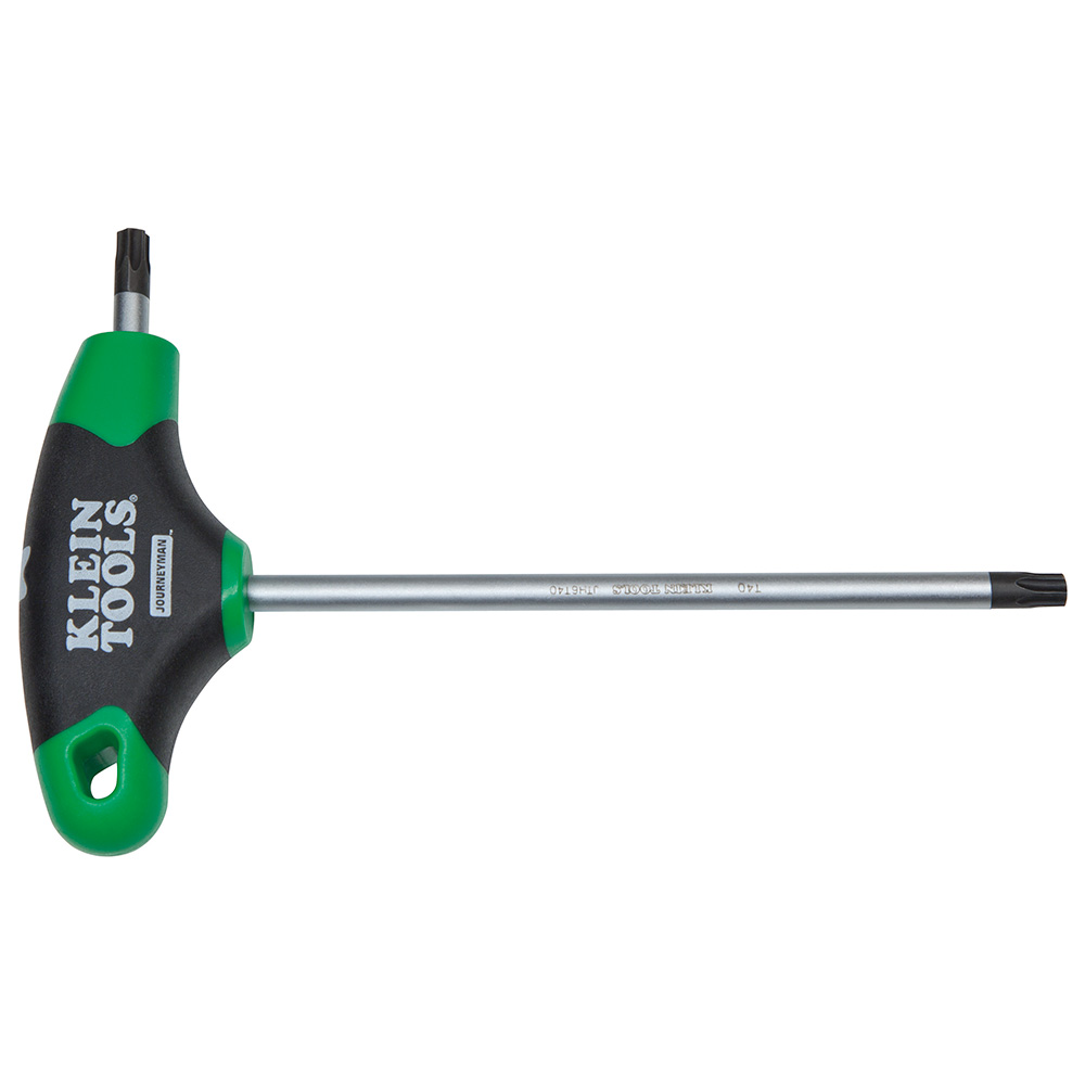 T40 Torx® Hex Key with Journeyman T-Handle, 6-Inch, T-handle design delivers maximum power