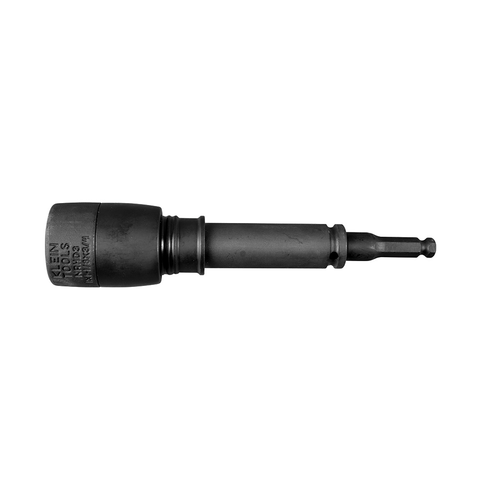 Single-Ended Impact Socket, Impact Socket with three square socket sizes: 3/4-Inch, 1-Inch and 1-1/8-Inch on same end of tool