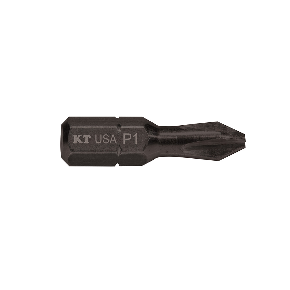 #1 Phillips Insert Power Driver 1-Inch, 5-Pack, Designed and constructed to withstand impact drills
