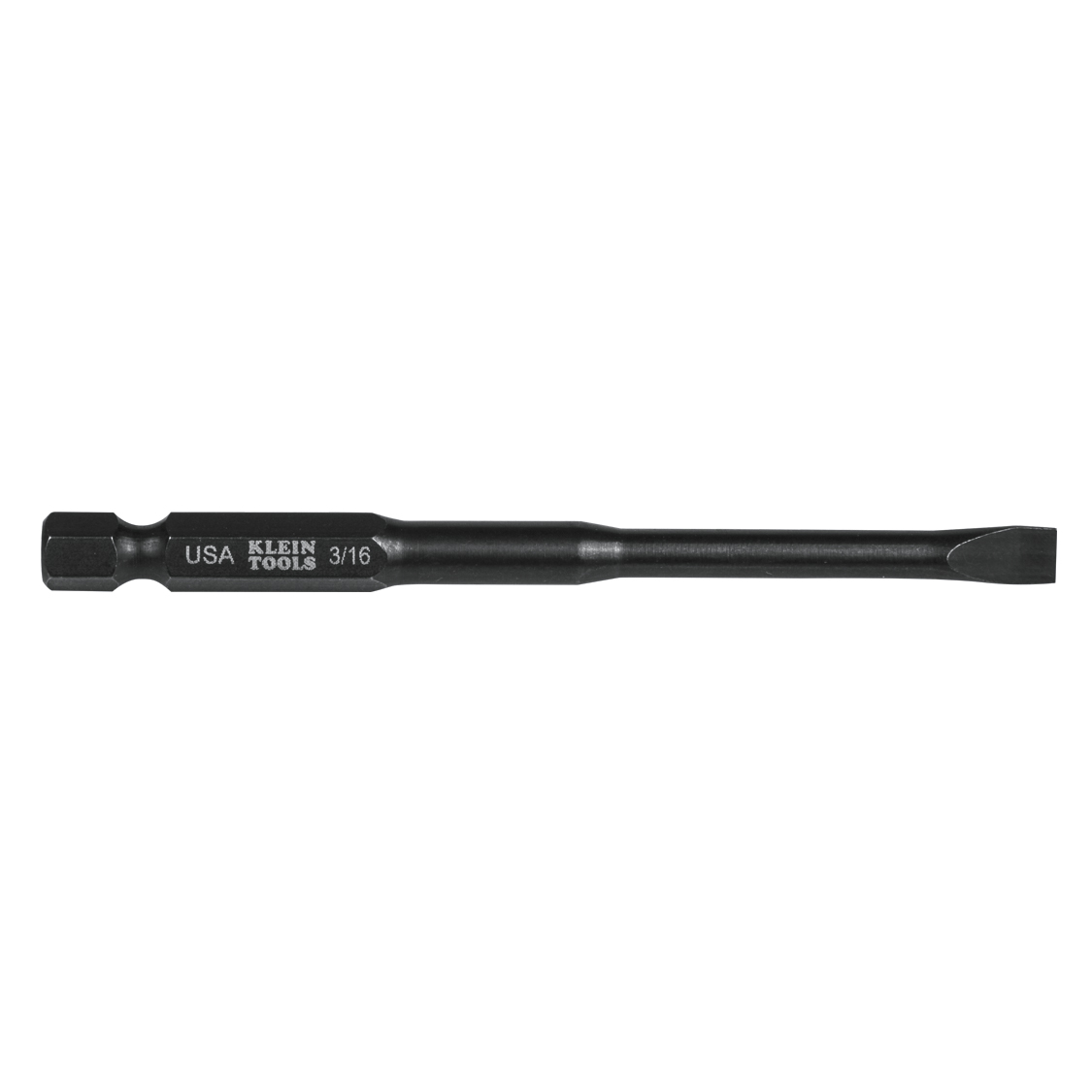 3/16-Inch Slotted Drivers, 3-1/2-Inch Bit, 5-Pack, Designed and constructed to withstand impact drills