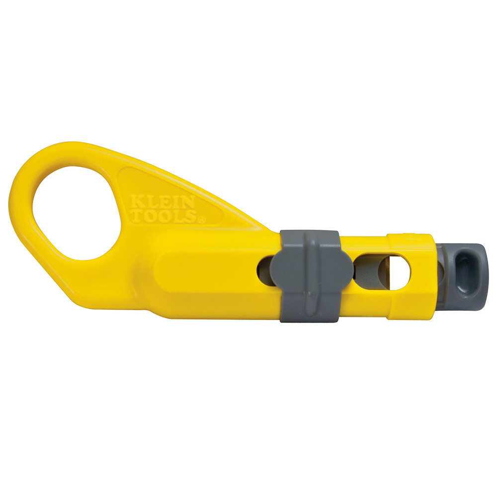 Coax Cable Radial Stripper, Durable high-carbon steel cutting blades automatically adjust to different cable diameters
