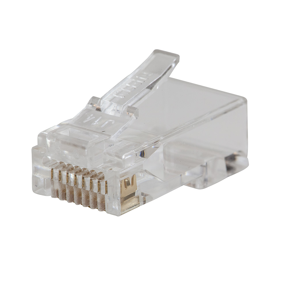 Pass-Thru™ Modular Data Plug, RJ45- CAT5E, 50-Pack, Klein exclusive Pass-Thru™ Connectors provide fast, reliable connector installations for data applications