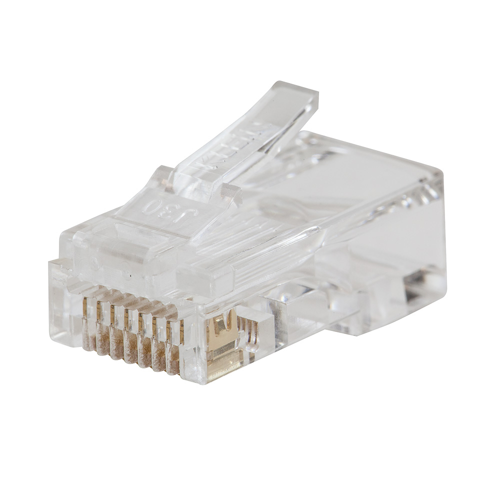 Pass-Thru™ Modular Data Plugs, RJ45-CAT6, 200-Pack, Klein exclusive Pass-Thru™ Connectors provide fast, reliable connector installations for data applications