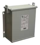 600V Class Commercial Potted Three Phase Distribution Transformer, 480 PV, 240D SV, 6 kVA