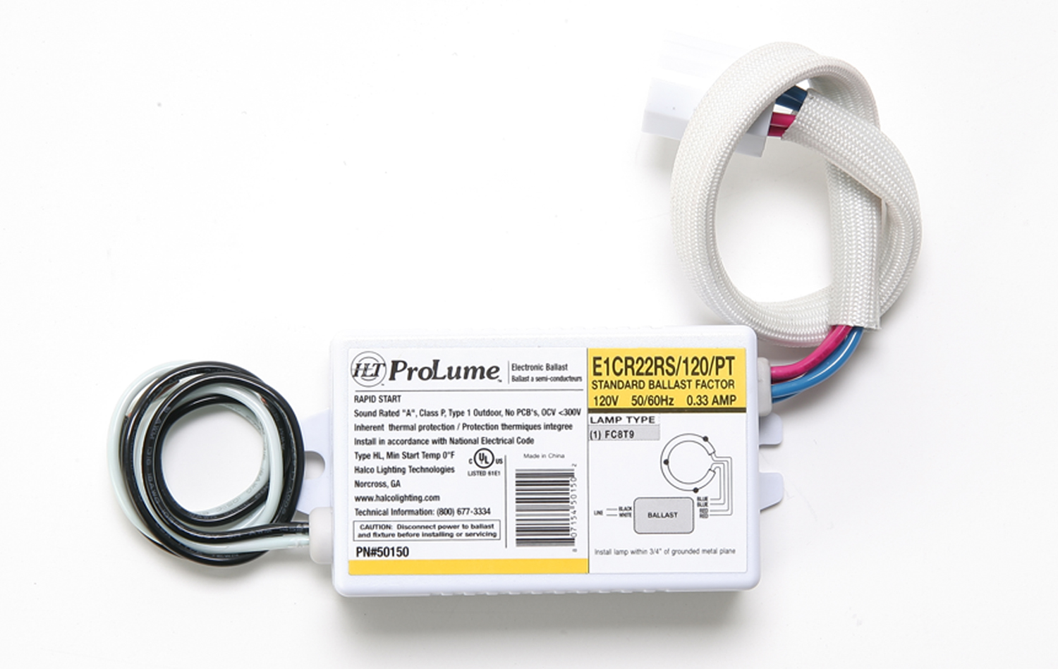 FC22W 1 LAMP ELEC 120V RAPID START PT