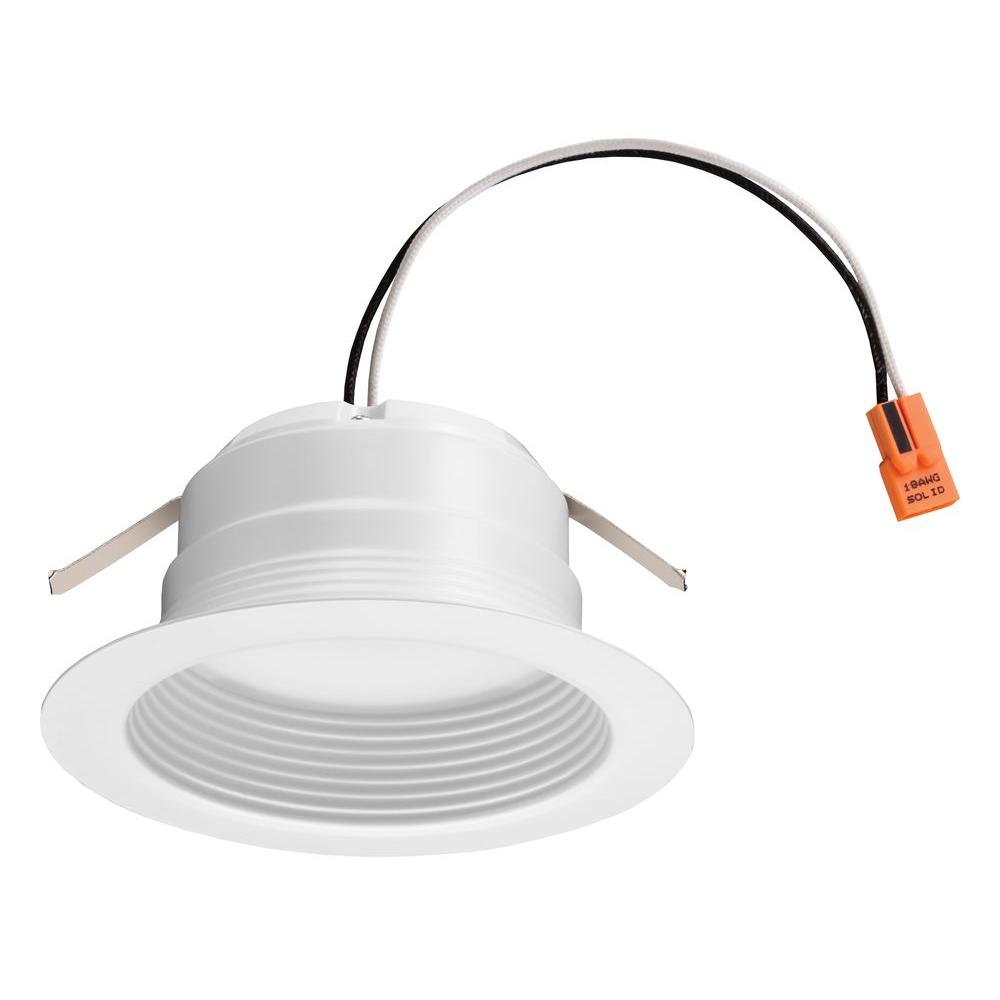 Product image for Lithonia Lighting 4BEMW-LED-30K-90CRI-M6 4" LED Retrofit Downlight, 700 Lumens, 3000K, 90CRI, 120V, White