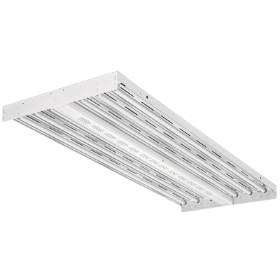 Product image for Lithonia Lighting IBZ 454L GEB10PS90 4-Lamp 54 W 120/277 Volt Programmed Rapid Start T5 Fluorescent High Bay Light Fixture