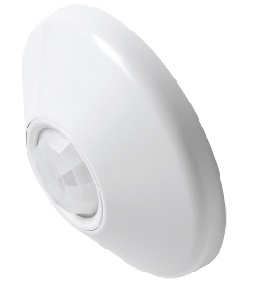 Product image for Lithonia NCM-PDT-10-RJB Low Voltage Ceiling Mount Sensor, Large Motion / Extended Range, 360deg Lens