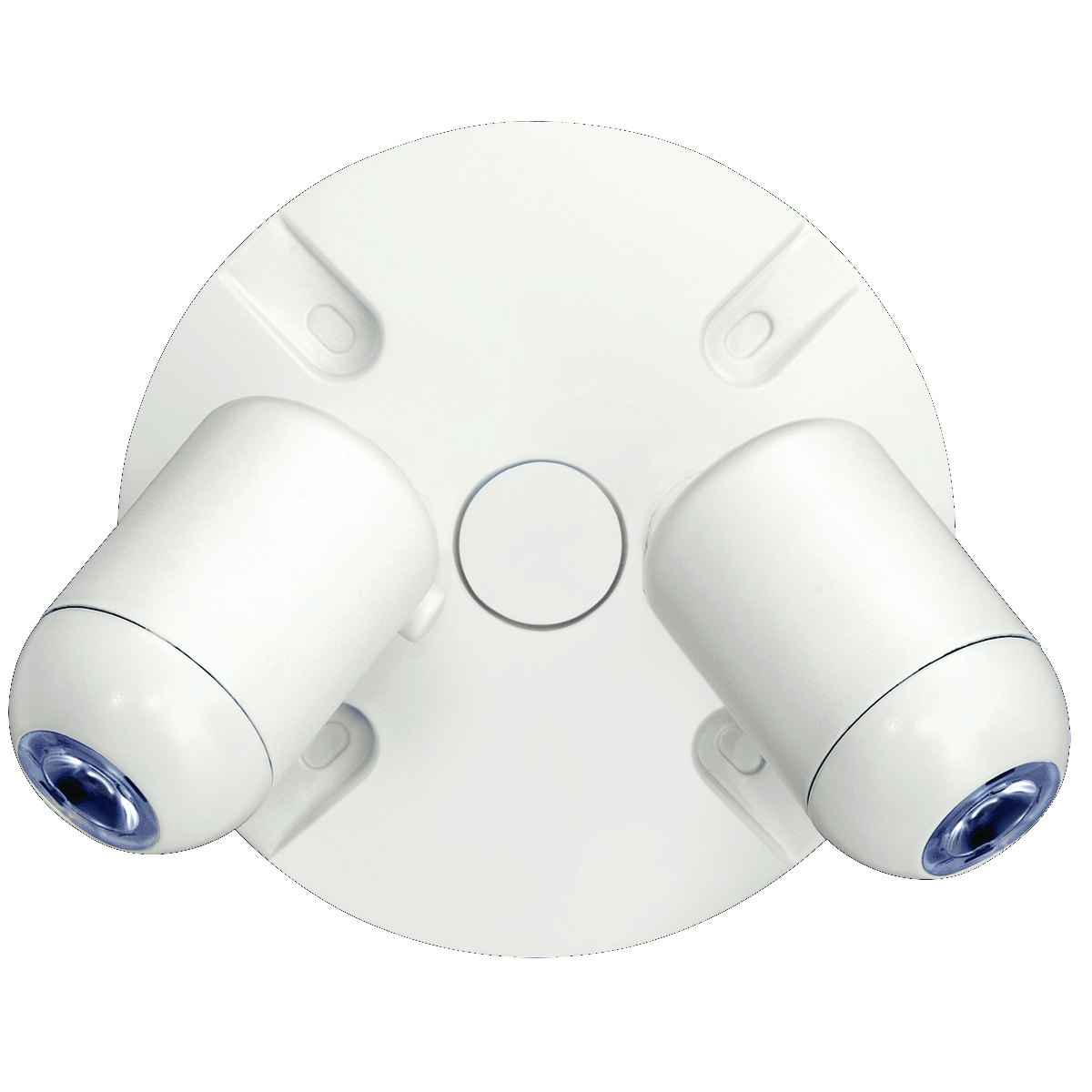 Product image for Current EVODB 6W Outdoor LED Remote Lighting Head, Double Heads, Black