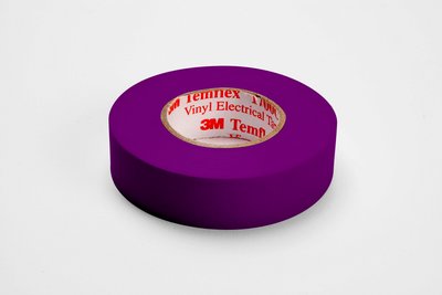 3M™ Temflex™ Electrical Tape 1700C is a 7 mil thick, general purpose, vinyl electrical tape. This flame retardant tape is designed for protective jacketing and harnessing. This tape is 600V rated and withstands a temperature range of 32 to 176 °F (0 to 80 °C).