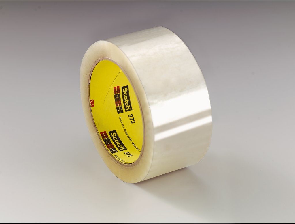 Scotch® Box Sealing Tape 373 is a high performance packing tape that securely closes a wide variety of heavy weight box materials, including recycled fiberboard. The polypropylene film backing is easy to unwind and resists abrasion, moisture and scuffing. The backing easily conforms around edges and on rough surfaces for a tight seal.
