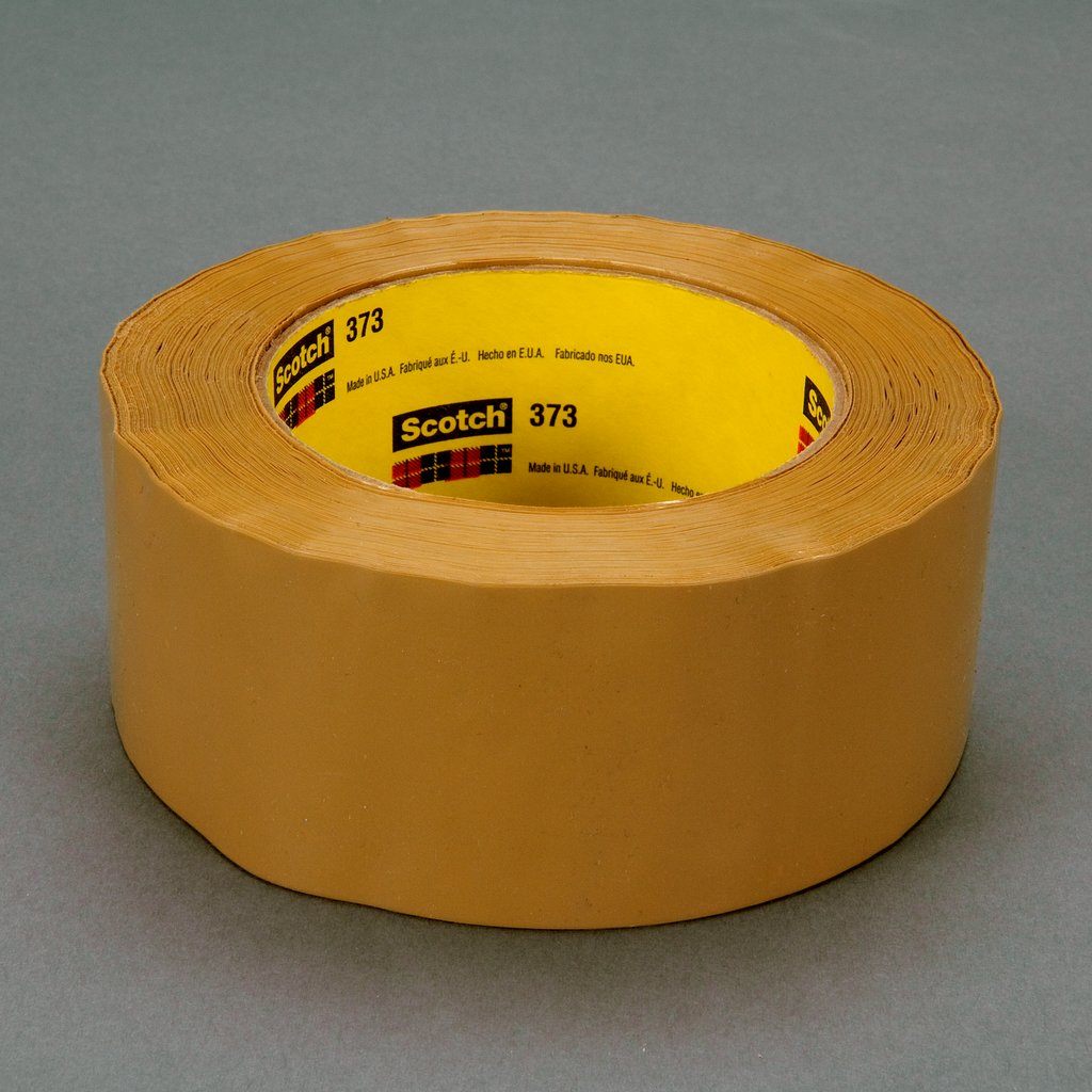 Scotch® Box Sealing Tape 373 is a high performance packing tape that securely closes a wide variety of heavy weight box materials, including recycled fiberboard. The polypropylene film backing is easy to unwind and resists abrasion, moisture and scuf...