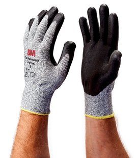 3M™ Comfort Grip Cut Resistant Gloves have the same features and comfort as the General Use Gloves with even greater cut, puncture and tear resistance. These medium duty gloves are excellent for jobs requiring dexterity when handling sharp parts.