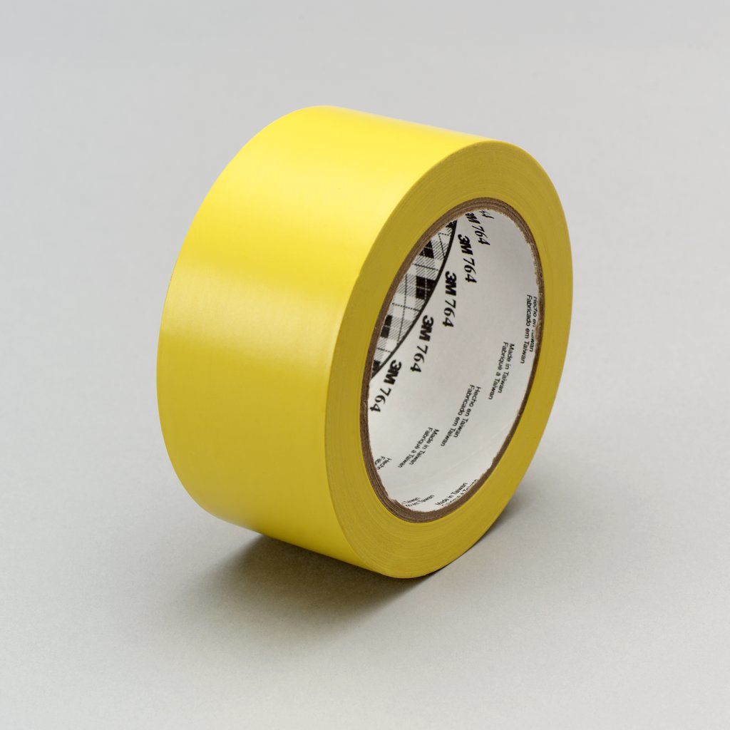 3M™ General Purpose Vinyl Tape 764 is an economical vinyl tape option for color coding, bundling and safety marking applications. We've designed this tape to resist wear, weathering and light abrasion while providing good instant adhesion to many sur...