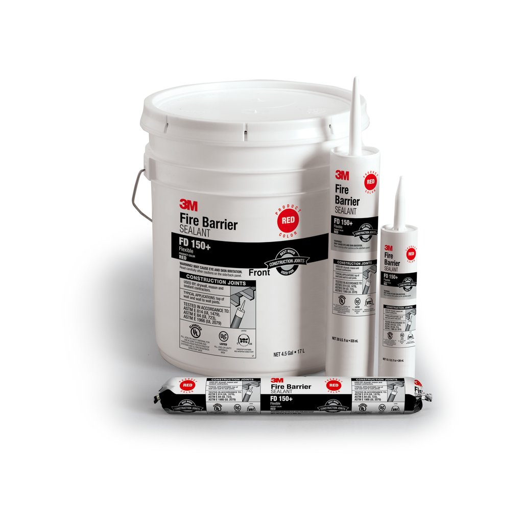 Our 3M™ Fire Barrier Sealant FD 150+ is a gun-grade, latex-based, elastomeric sealant that cures upon exposure to the atmosphere to form a monolithic flexible firestop seal. When properly installed, this sealant helps control the spread of fire, smoke and noxious gasses before, during and after exposure to a fire and exhibits excellent adhesion to a full range of construction substrates.