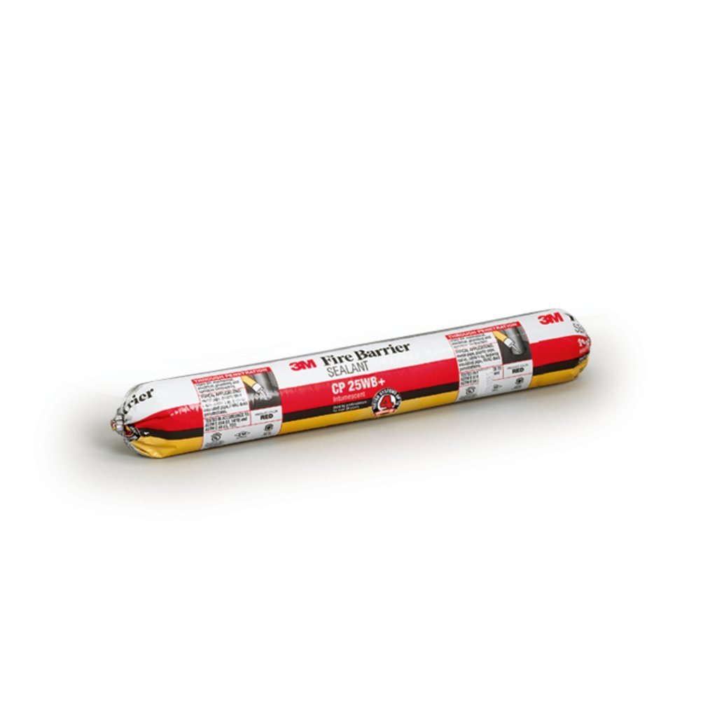 We formulated this fire sealant to dry and form a monolithic firestop seal that also acts as a barrier to airborne sound transmission. 3M™ Fire Barrier Sealant CP 25WB+ is a red, one-component, gun-grade, latex-based, intumescent firestop sealant. Th...