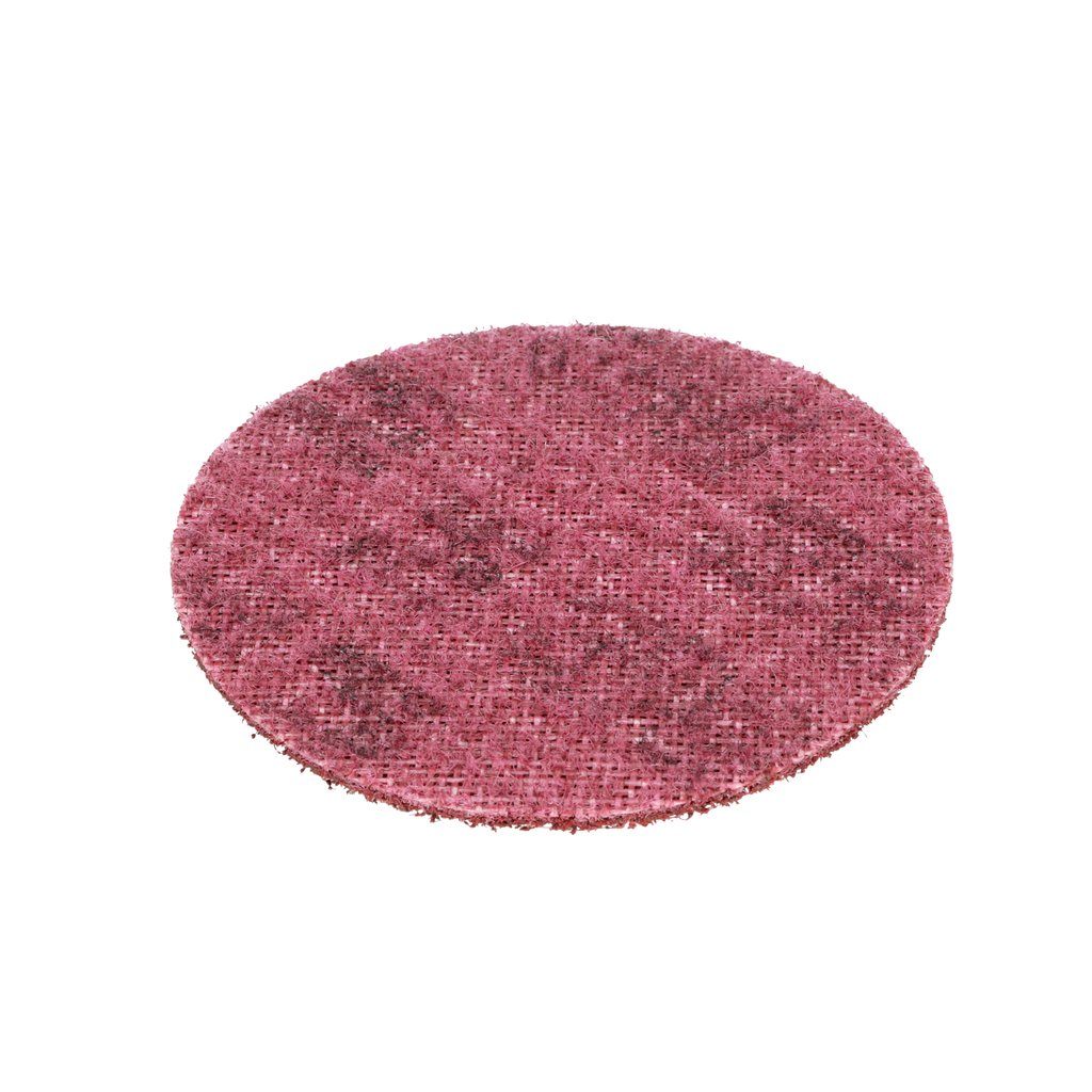 Scotch-Brite™ Surface Conditioning Disc comes in a wide variety of grades and sizes and is an ideal first-step for cleaning, blending, deburring, and finishing. Durable, non-woven fiber construction conforms well on irregular or contoured surfaces wi...