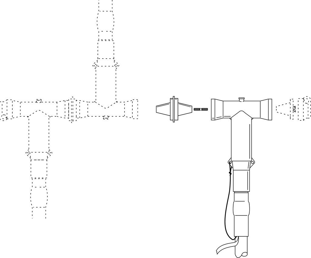 3M™ Modular Add On Tap Splicing Kit contains all the accessories to tap onto an existing dead end or to combine with a 3M™ Modular Splice 5815 S for a 3 way installation, all without disturbing the original connection. This kit can be connected with a 5815 E kit for connecting parallel feeds. This kit is rated for 5 to 25 kV and 600 amps.