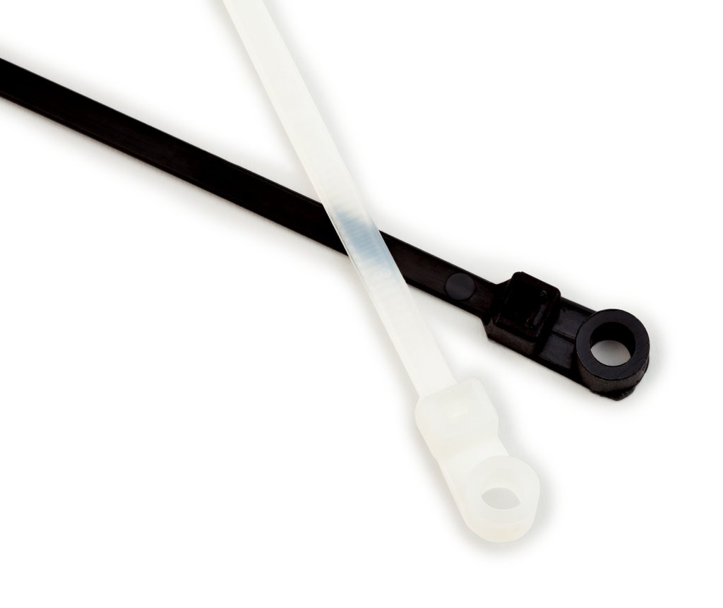 3M™ Screw Mount Cable Ties allow controlled positioning of cables.  The easy-to-use ties are made with high-quality 6/6 nylon and can be quickly mounted to walls and structures with screws, bolts or rivets for added security.