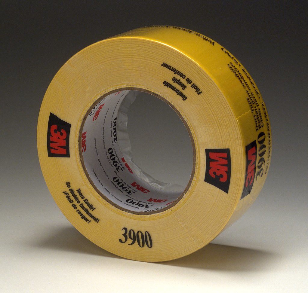 Constructed of polyethylene film laminated to cloth with a rubber adhesive, this durable tape resists curling and tears off the roll cleanly for easy application in MRO/constructio...