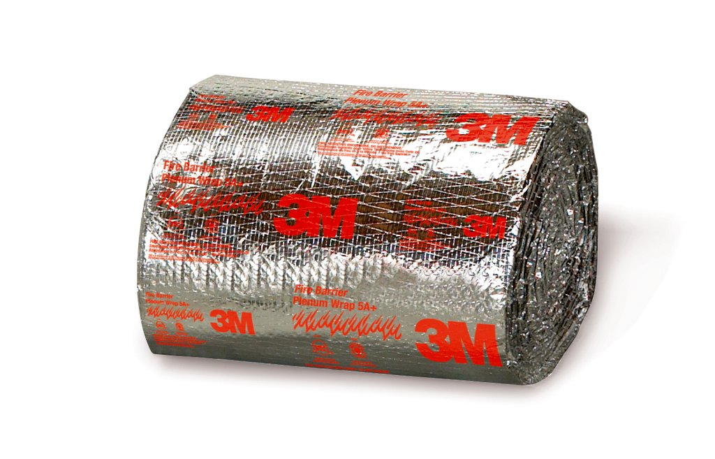 3M™ Fire Barrier Plenum Wrap 5A+ is a fire-resistant wrap that consists of an inorganic fiber blanket encapsulated with a scrim-reinforced foil. We designed this plenum wrap as a strong, lightweight and flexible material for easy installation. This p...