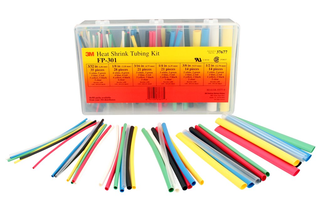 3m Fp301 3 32 To 1 2 Assrted 5 Heat Shrink Tubing Kit Gordon Electric Supply Inc 3m Fp301 3 32 To 1 2 Assrted 5 Heat Shrink Tubing Kit Gordon Electric Supply Inc