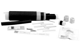 3M™ 5500 Series Molded Rubber QS II Splice Kit is an inline splice designed to use on 15kV tape shield, wire shield, or UniShield® cables with copper or aluminum conductors. Its peroxide cured EPDM rubber construction ensures a long life. The continuous current rating of each splice is the same as the current rating of the cable that it is sized to accommodate.