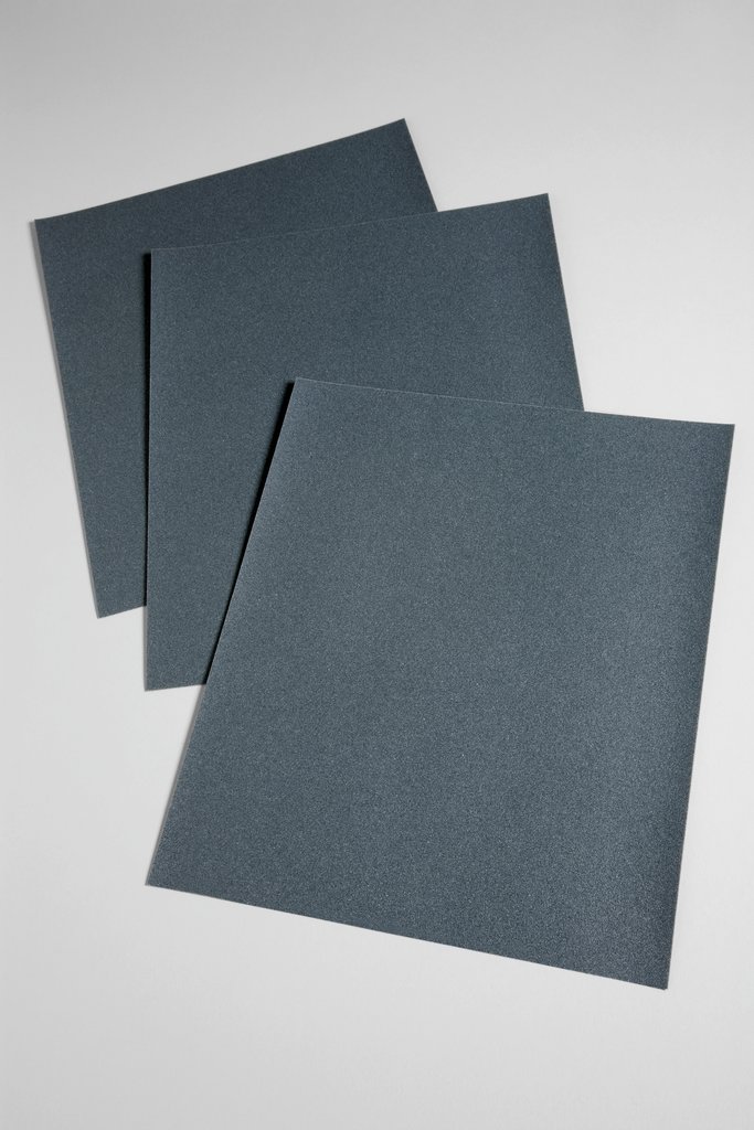 3M™ Wetordry™ Paper Sheet 431Q features extra-fast cutting silicon carbide on a strong C-weight, waterproof paper backing to provide superior finishing for both wet and dry applications on a variety of substrates, including paint, primer, gel coat, metal, and wood.