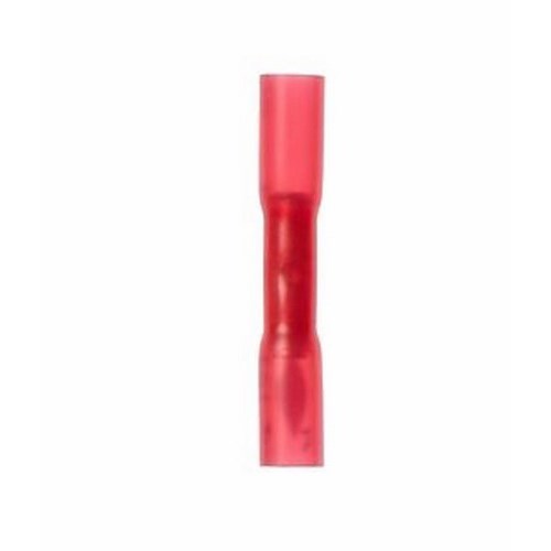 3M™ Scotchlok™ Color-Coded Heat Shrink Butt Connector ensures an ideal fit with great performance. The seamless barrel is covered by an adhesive-lined polyolefin tubing to offer moisture-seal protection. It withstands a maximum temperature of 221 degrees F (105 degrees C). Electrolytic copper construction offers good conductivity and a tin-plated finish resists corrosion.