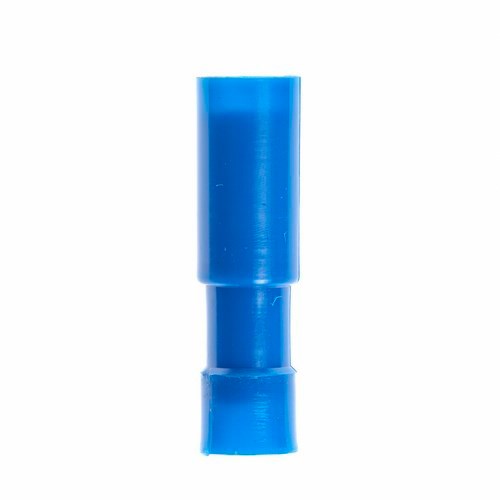 3M™ Scotchlok™ Color-Coded Bullet Style Female Disconnect Terminal has dents and rolled edges to offer superior holding force while allowing for easy disconnect. The snap plug has a nylon-insulated, butted-seam barrel and withstands temperatures of -40 to 221 degrees F (-40 to 105 degrees C). Its durable brass construction offers good conductivity and a tin-plated finish resists corrosion.