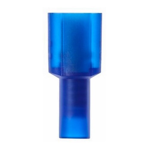 3M™ Highland™ Color-Coded Male Disconnect Terminal offers superior holding force while allowing for quick and easy disconnect. The terminal has a fully insulated, nylon, butted-seam barrel. It withstands temperatures of -40 to 221 degrees F (-40 to 105 degrees C). Its electrolytic copper construction offers good conductivity and a tin-plated finish resists corrosion.