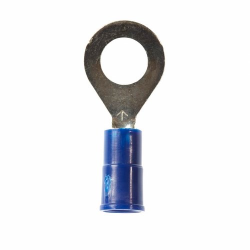 3M™ Scotchlok™ Color-Coded Small Ring Tongue Terminal ensures an ideal fit while offering reliable and safe performance. The terminal has a vinyl-insulated, brazed-seam barrel and withstands temperatures of -40 to 221 degrees F (-40 to 105 degrees C). Electrolytic copper construction offers good conductivity and a tin-plated finish resists corrosion.