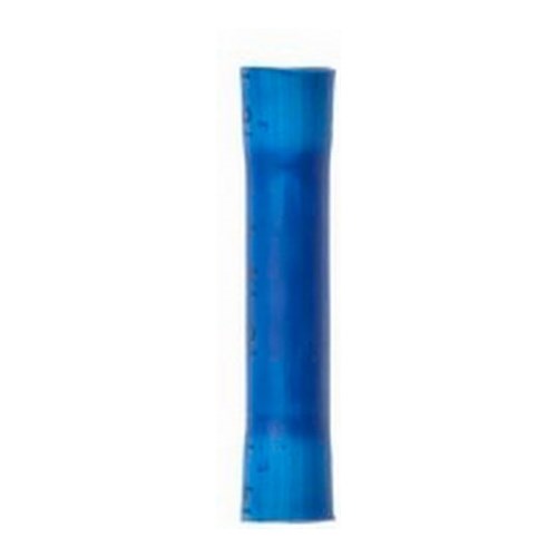 3M™ Scotchlok™ Color-Coded Butt Connector ensures an ideal fit while offering reliable and safe performance. The connector has a vinyl-insulated, seamless barrel and withstands temperatures of -40 to 221 degrees F (-40 to 105 degrees C). The electrolytic copper terminal offers good conductivity and a tin-plated finish resists corrosion.