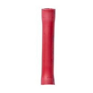 3M™ Scotchlok™ Color-Coded Butt Connector ensures an ideal fit while offering reliable and safe performance. The connector has a vinyl-insulated, seamless barrel and withstands temperatures of -40 to 221 degrees F (-40 to 105 degrees C). The electrolytic copper terminal offers good conductivity and a tin-plated finish resists corrosion.
