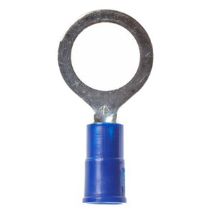 3M™ Scotchlok™ Color-Coded Ring Tongue Terminal ensures an ideal fit while offering reliable and safe performance. The terminal has a vinyl-insulated, butted-seam barrel and withstands temperatures of -40 to 221 degrees F (-40 to 105 degrees C). Electrolytic copper construction offers good conductivity and a tin-plated finish resists corrosion.