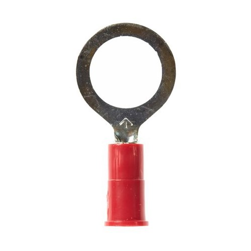 3M™ Scotchlok™ Color-Coded Ring Tongue Terminal ensures an ideal fit while offering reliable and safe performance. The terminal has a vinyl-insulated, butted-seam barrel and withstands temperatures of -40 to 221 degrees F (-40 to 105 degrees C). Electrolytic copper construction offers good conductivity and a tin-plated finish resists corrosion.