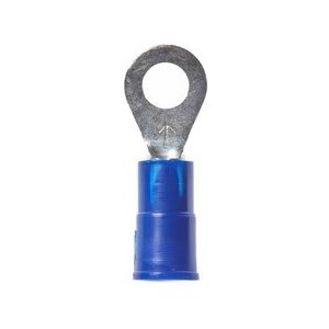 3M™ Highland™ Ring Tongue Terminal ensures an ideal fit while offering reliable and safe performance. The terminal has a vinyl-insulated, butted-seam barrel and withstands temperatures of -40 to 221 degrees F (-40 to 105 degrees C). Electrolytic copper construction offers good conductivity and a tin-plated finish resists corrosion.