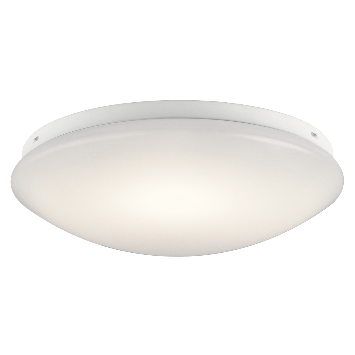 This LED flush mounted  light fixture features a classic White finish and white acrylic diffuser. This understated design will effortlessly blend with your existing dÃƒÂ(c)cor.