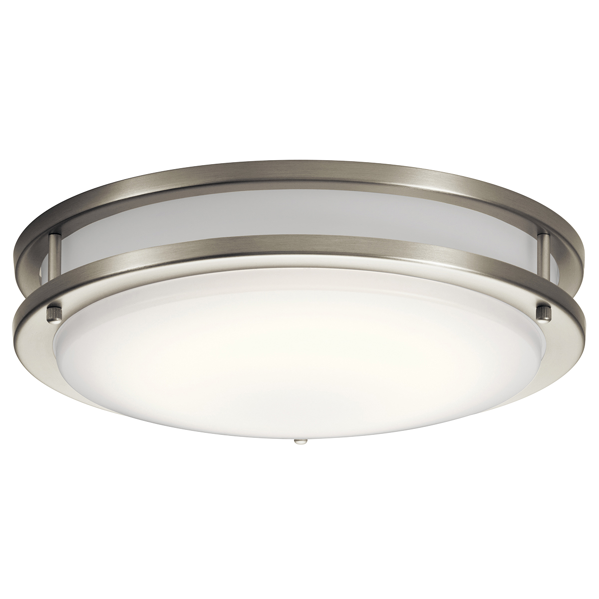 Product image for Kichler 10769NILED Avon 14" LED Flush Mount Brushed Nickel