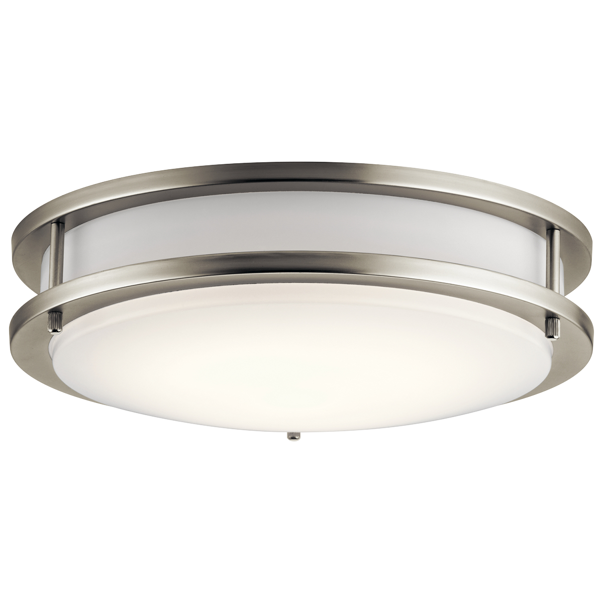 Product image for Kichler 10784NILED 11.75" LED Flush Mount Brushed Nickel