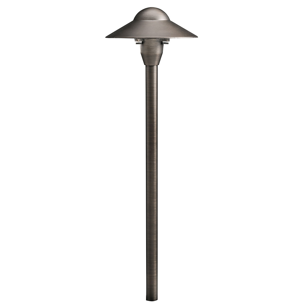 12V Cast Brass 6in. Dome Path Light in Centennial Brass