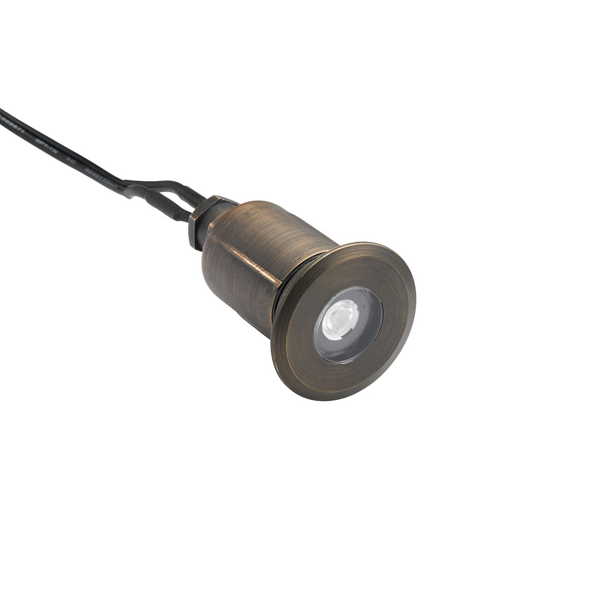 12V MR-8 Brass Recessed Basic Trim in Centennial Brass