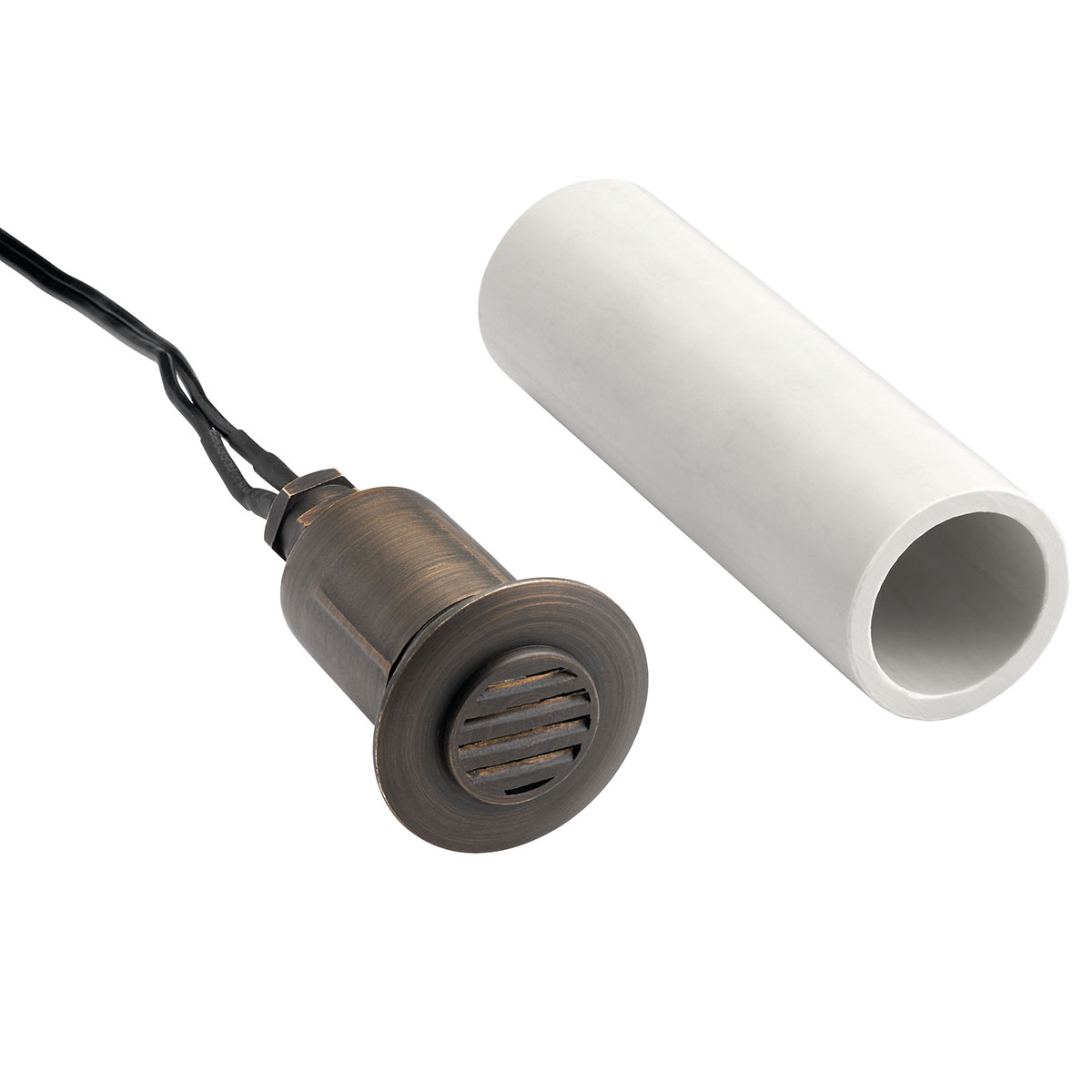 12V MR-8 Brass Recessed Louvered in Centennial Brass