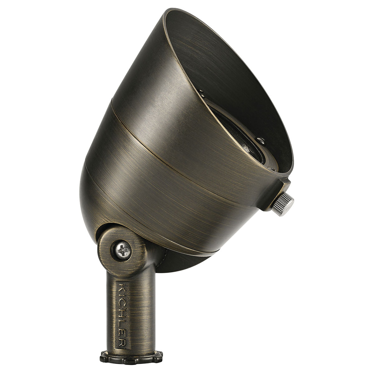 Product image for Kichler 16150CBR30 3000K 200 Lumen 10 Degree Spot Centennial Brass