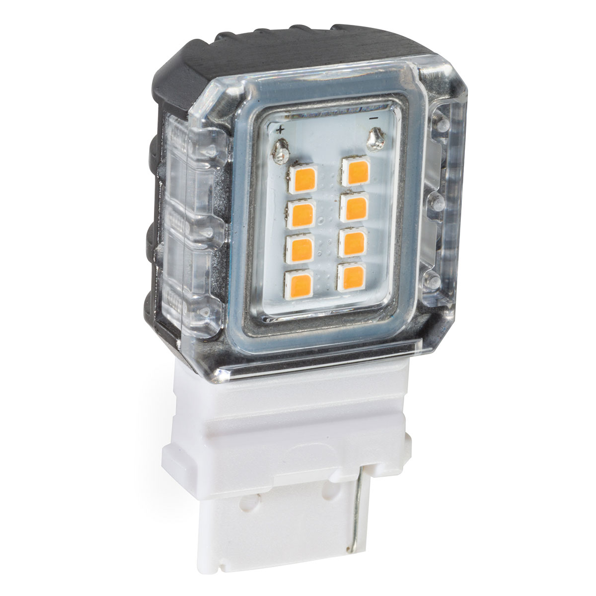 This wet location S8 wedge side mount LED lamp compares to the 18.5W Krypton. Featuring a 2700K warm white temperature, this lamp puts forth a 120-degree beam spread angle. This product is ideal for side mount path lights, deck and step lights, wall wash fixtures and more.